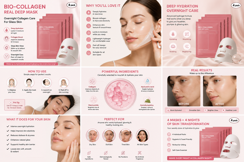 Bio-collagen Face Mask (Pack of 3)