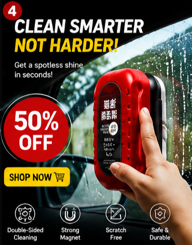 Automotive Oil Film Cleaning Brush, Glass Cleaning Board, Car Glass Oil Film Removal Cleaner